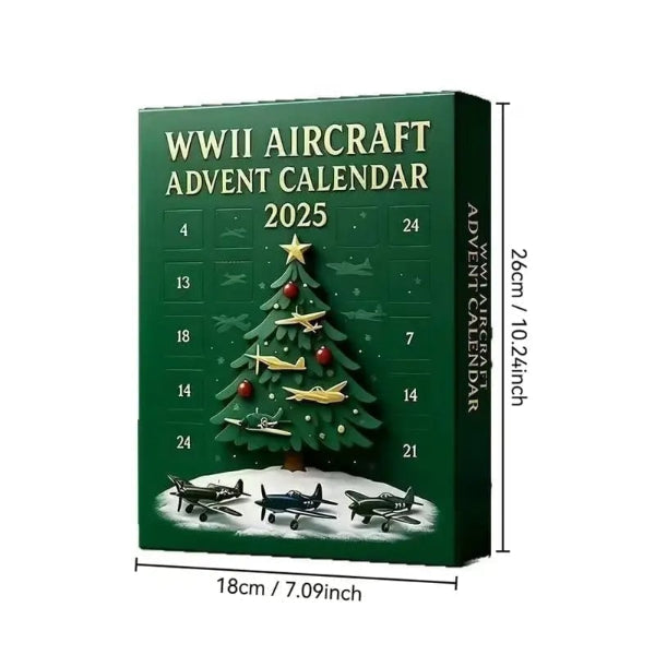 2025 Aircraft Advent Calendar World War II Plane