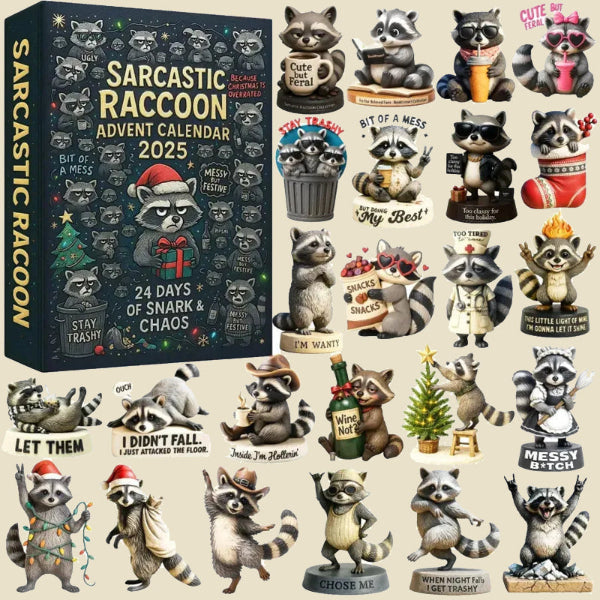 ๐ Sarcastic Raccoon Advent Calendar 2025