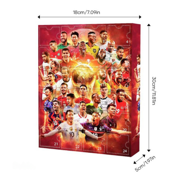 Soccer stars advent calendar