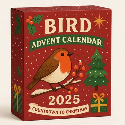 🐦Bird Advent Calendar 2025 Christmas Countdown With 24 Cute Bird Mini Figures