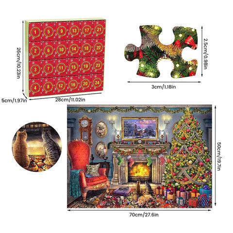 Luxury puzzle advent calendar