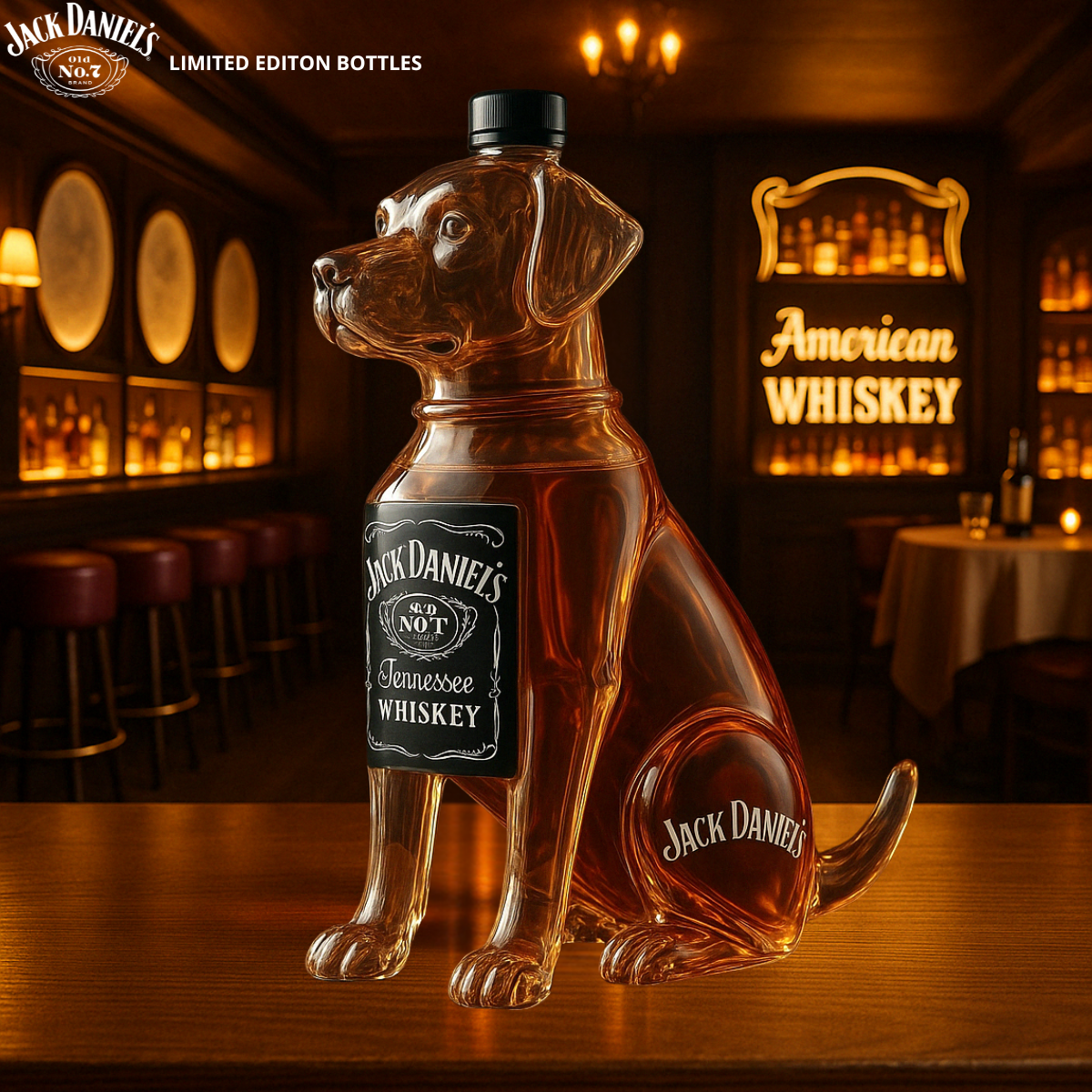 WhiskeyDyr™ bottle - the best whiskey bottle for your home!