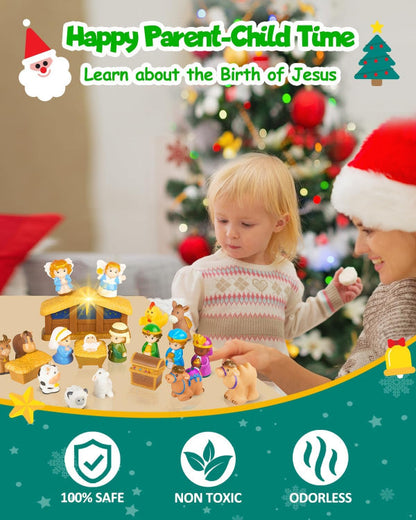 🏆2025 Nativity Advent Calendar (25pcs) 💯NONTOXIC & ODORLESS