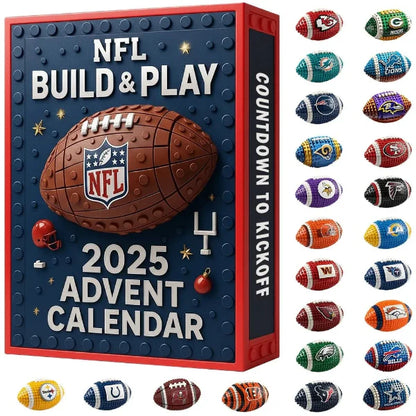 🏈 2025 All Team Football Ball Full Set Advent Calendars 🎄