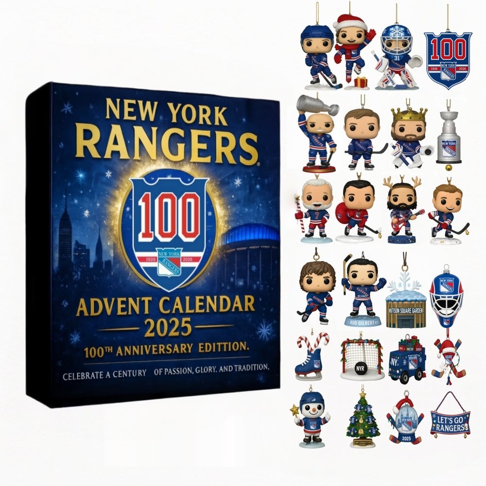 🥅 New York Rangers 100th Anniversary 2025 Advent Calendar 💯🏒🗽