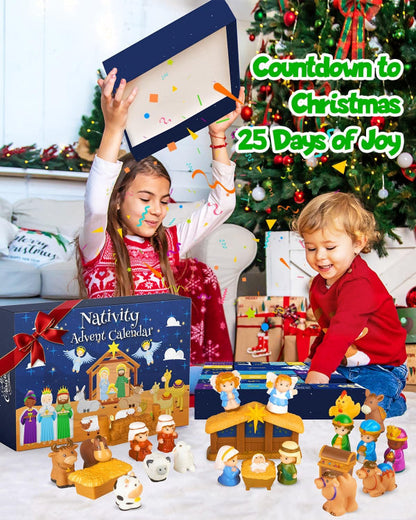 🏆2025 Nativity Advent Calendar (25pcs) 💯NONTOXIC & ODORLESS