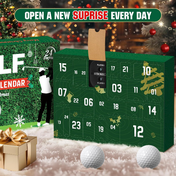 ✨Golf Advent Calendar 2025 for Men - 24 Days of Golf Surprises & Christmas Fun