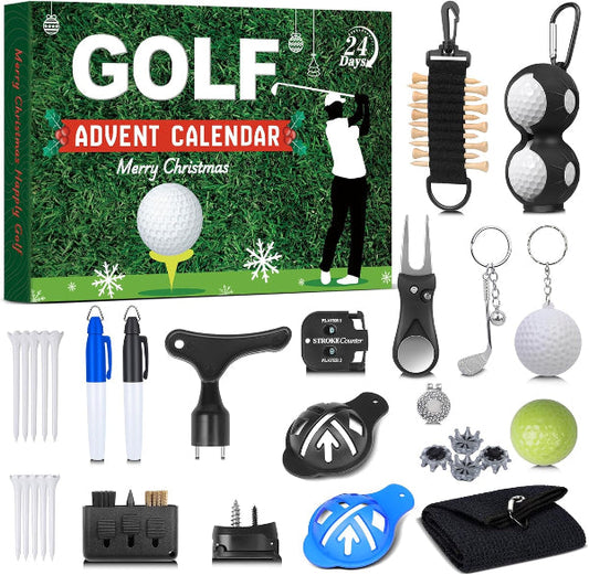 ✨Golf Advent Calendar 2025 for Men - 24 Days of Golf Surprises & Christmas Fun