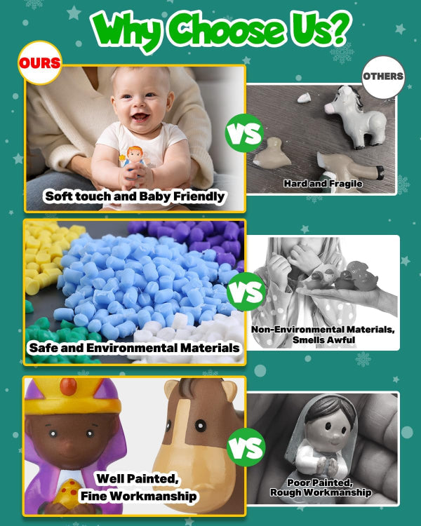 🏆2025 Nativity Advent Calendar (25pcs) 💯NONTOXIC & ODORLESS