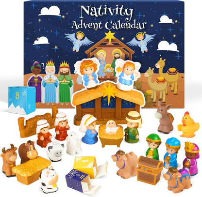 🏆2025 Nativity Advent Calendar (25pcs) 💯NONTOXIC & ODORLESS