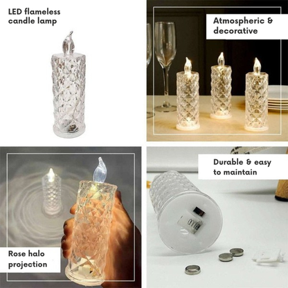 CrystalFlame™ – Luxurious Candlelight Lamp