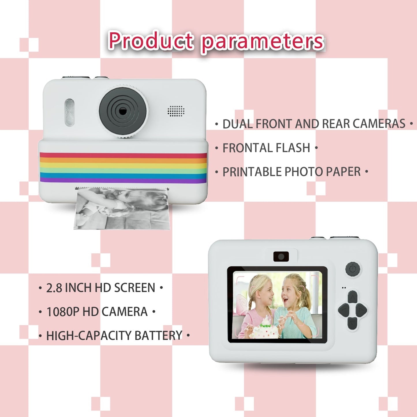 LumiPrint™ Instant Camera for Kids