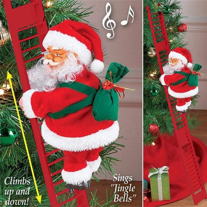 SantaClaus™ – Climbing Santa – Musical Ladder