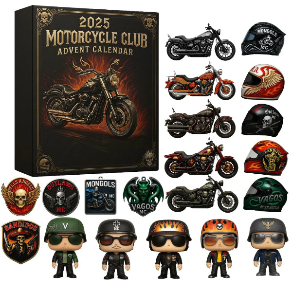 Motorcycle Party Christmas Arrival Calendar 2025