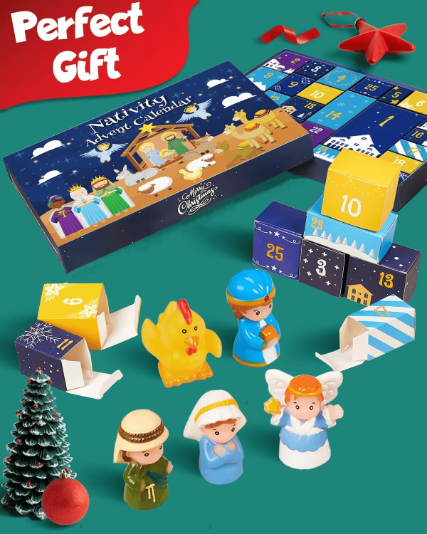 🏆2025 Nativity Advent Calendar (25pcs) 💯NONTOXIC & ODORLESS
